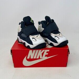 Nike sneakers infant 5 C kids mid top athletic shoes navy white speed turf